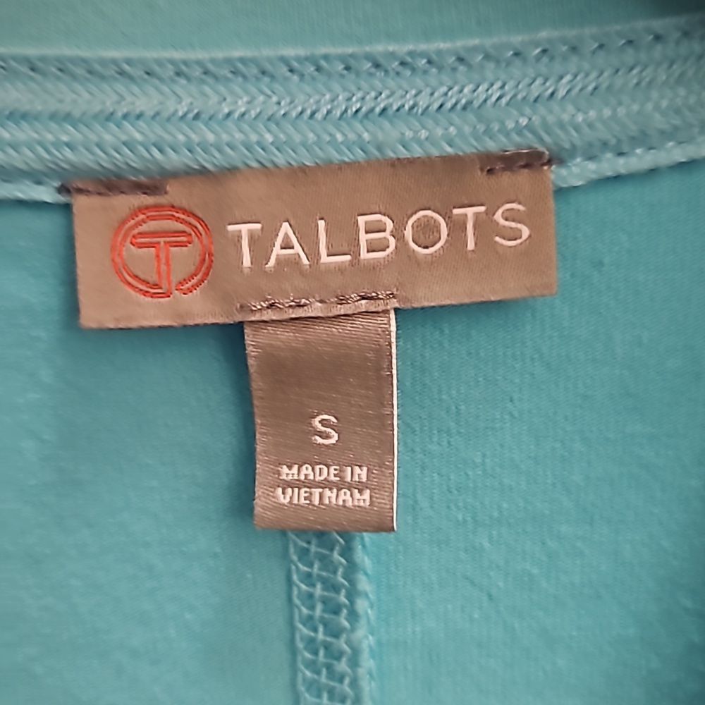 Talbots Full Zip Front Running Jacket Small - image 2